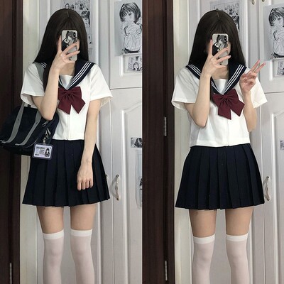 Bodyline三本JK水手服短袖长裙