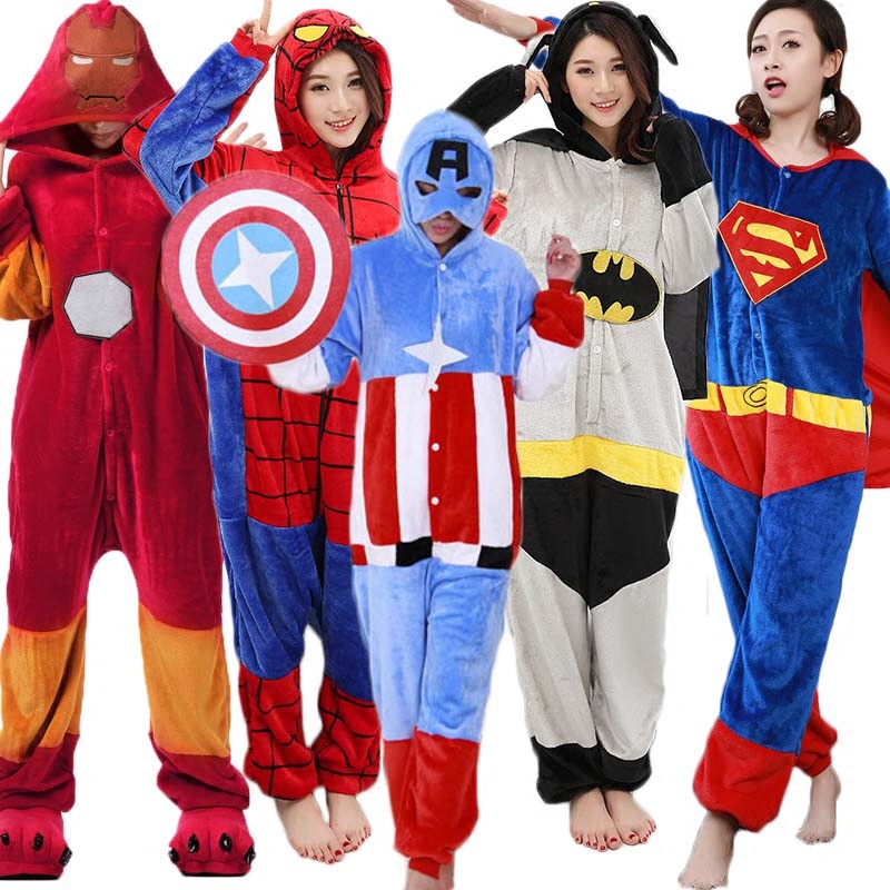 动漫卡通法兰绒情侣奶牛连体睡衣