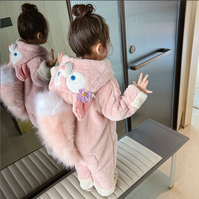 玲娜贝儿卡通连体睡衣秋冬保暖