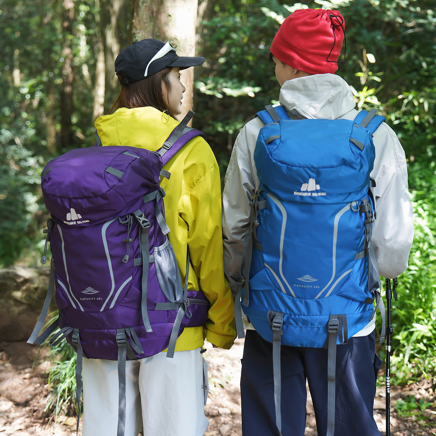 户外运动男女双肩背包大容量登山包徒步旅行专业背囊