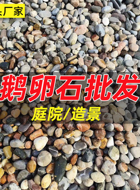 变压器鹅卵石滤油池用5-8公分河卵石源头厂家批发人工河道造景石