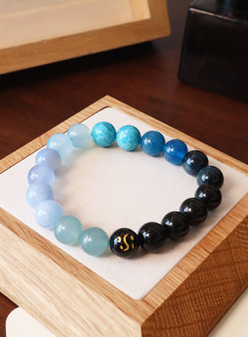 五行多宝水晶手链金木水火土男女款情侣新手串小红书爆款