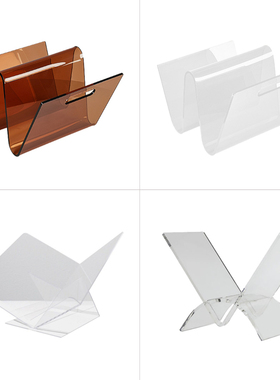 轻奢书房亚克力书架摆件