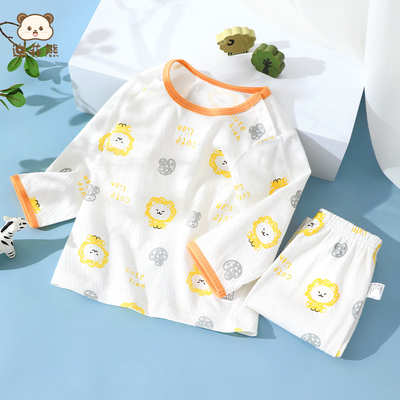 宝宝家居空调衣服纯棉夏季薄款