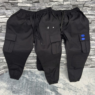 【0F 束脚工装裤】美式全棉宽松长裤男女生休闲裤同款