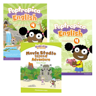 赠送电子版 ODI 原版 新版 请购买后联系客服获取 音频资源 第4级别学生套装 English 进口主流英语教材Poptropica 包邮