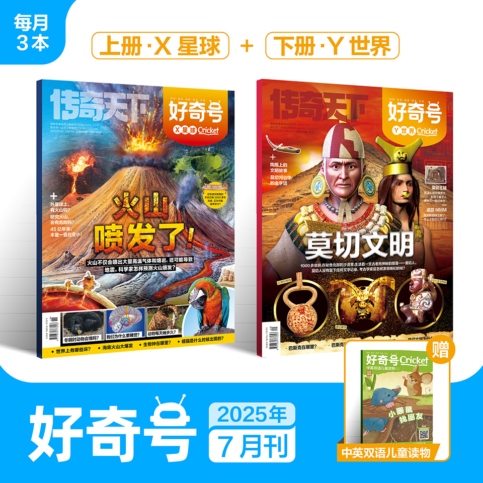 好奇号传奇天下杂志2025年1-10月【故宫100周年】2026年1月起订 全年订阅共36本 7-15岁青少年通识百科课外读物