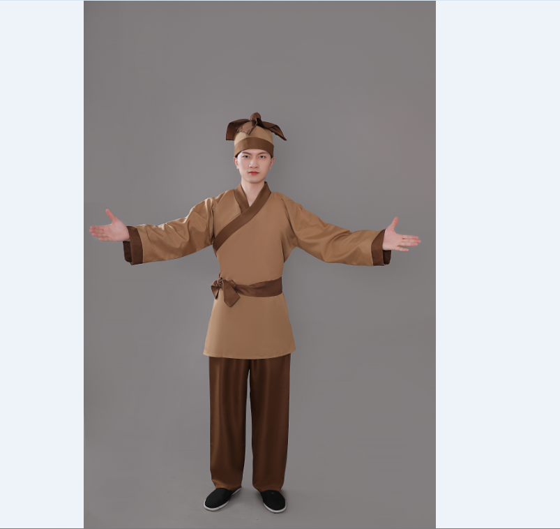 成人男女店小二茶馆掌柜饭店百姓服装服古装汉服武松水浒扮演服装