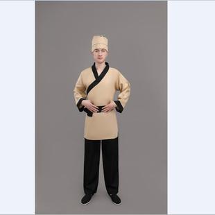 汉服店小二服装丁佣人跑堂演出服水浒传鲁智深宋江吴用武松打虎服