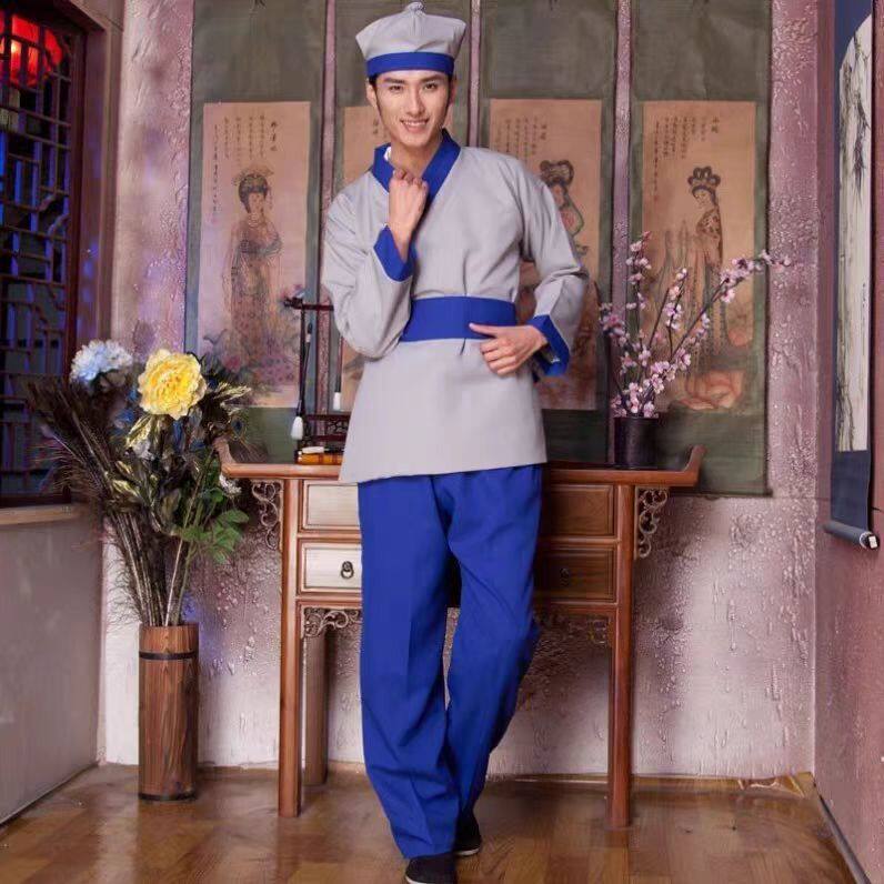 古装汉服男夏季中式官服牛郎织女图片