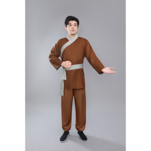 汉服表演服古装男女角色扮演话剧京剧茶馆古代农家小二服装平民