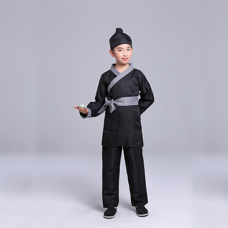 男女演出服装古代老百姓表演服装