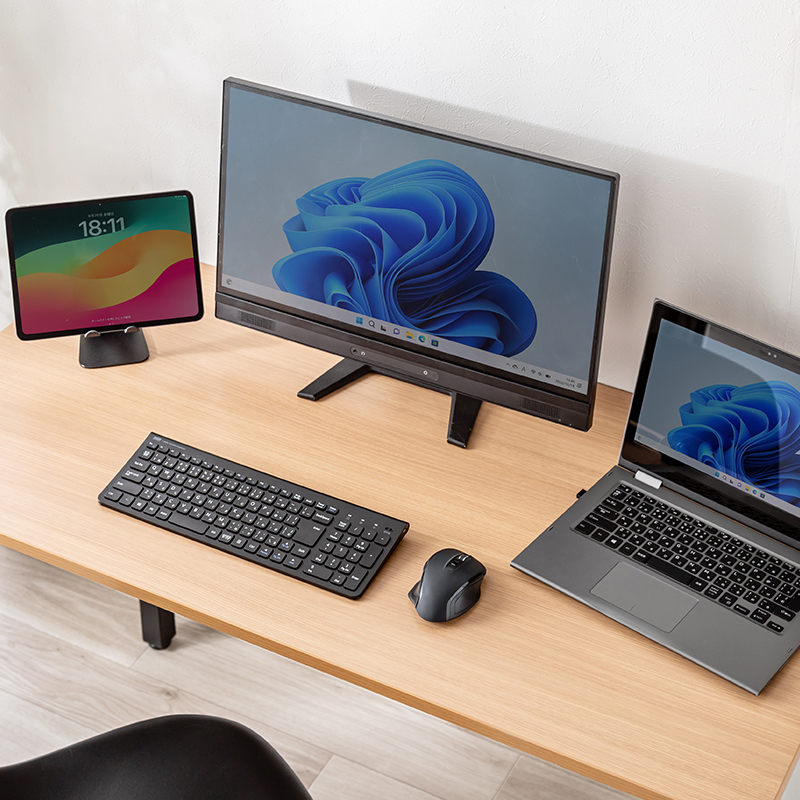 日本SANWA静音无线鼠标typec双模电脑滑鼠USB适用win平板手机电脑