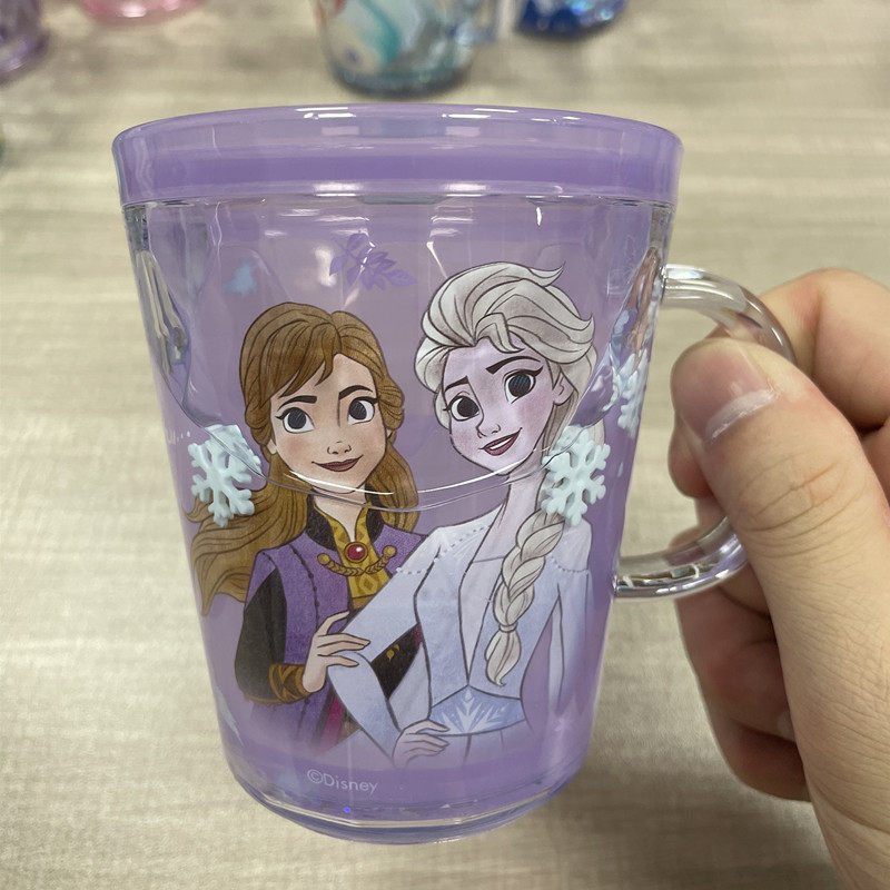 正版迪士尼艾莎漱口杯双层流动水杯冰雪奇缘米奇刷牙杯,婴童用品,儿童水杯,淘宝优惠券,粉丝福利购,淘宝优惠卷