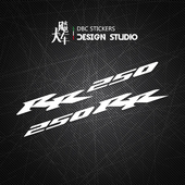 饰改装 适用QJ 250RR摩托车贴纸机车油箱装 赛 贴花反光 MOTOR钱江