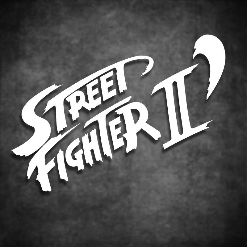 适用街头霸王2 Street Fighter II 游戏 车身贴 防水反光贴花