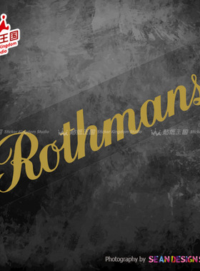 适用Rothmans 乐富门 F1赛事赞助商摩托车反光贴纸电摩改装车贴