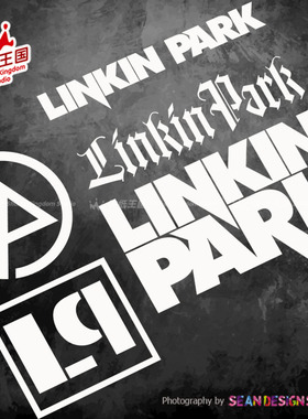 适用Linkin Park 林肯公园 Y02 汽车摩托车贴纸 个性装饰反光贴花