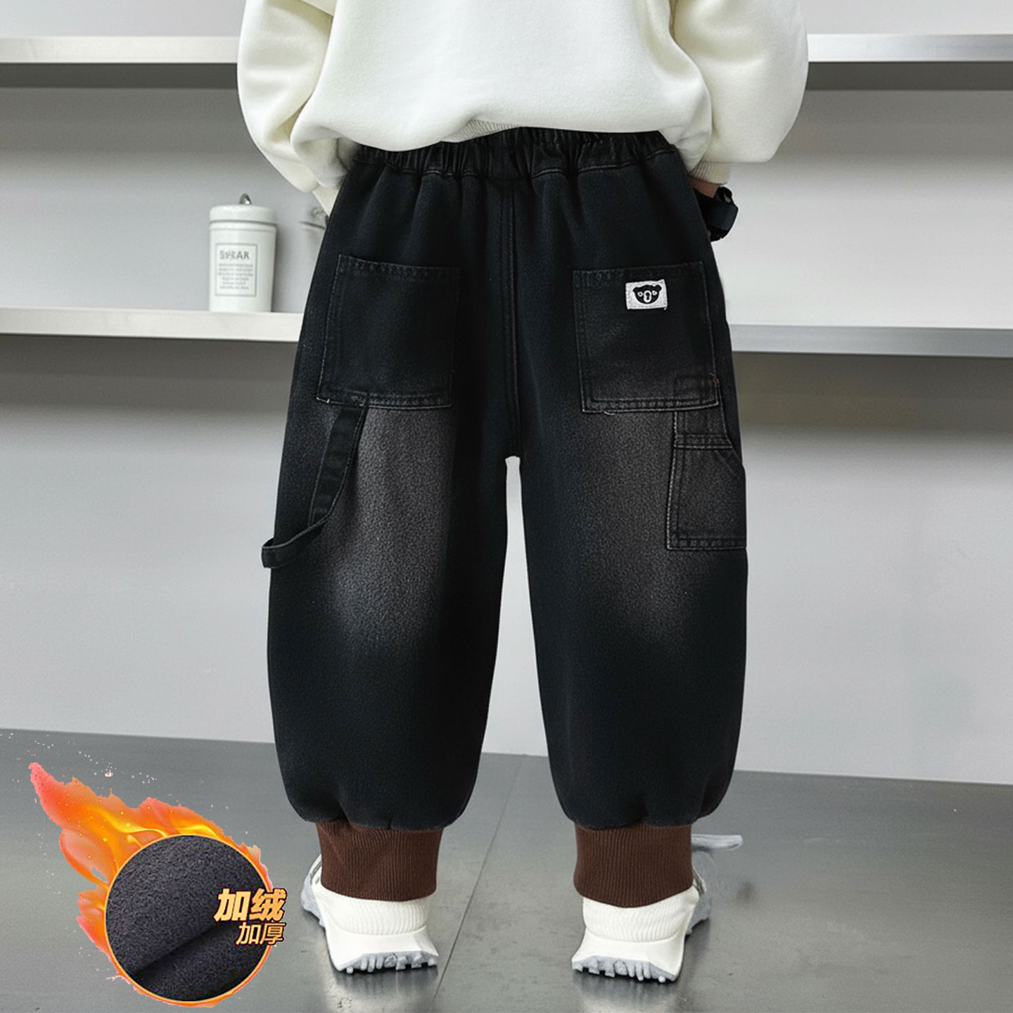 男童牛仔裤春秋款2025新款