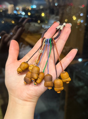 花皮小葫芦迷你布袋葫芦包包挂