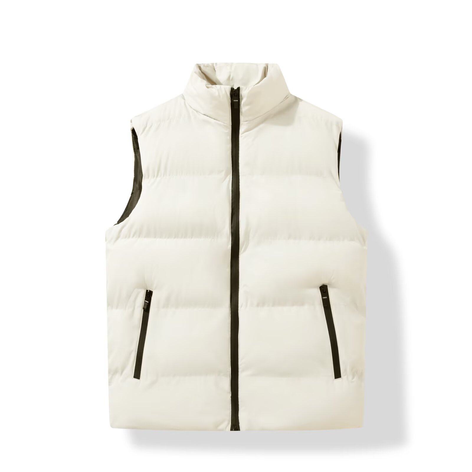 跨境充棉防水拉链马甲男士秋冬季加绒保暖工作上班坎肩外套男,男装,常规马甲,淘宝优惠券,粉丝福利购,淘宝优惠卷