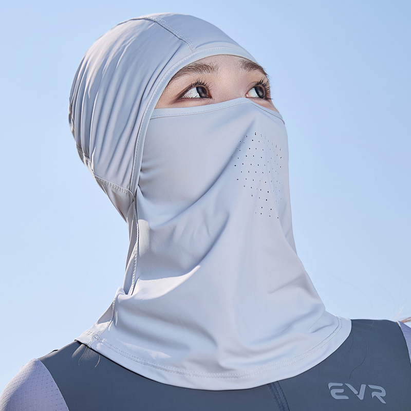 全脸防晒帽子女士夏季户外遮阳防紫外线冰丝头套透气薄款护颈面罩