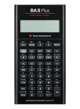 德州仪器TEXASINSTRUMENTS TI-BAIIprofessional金融计算FRM/CFA