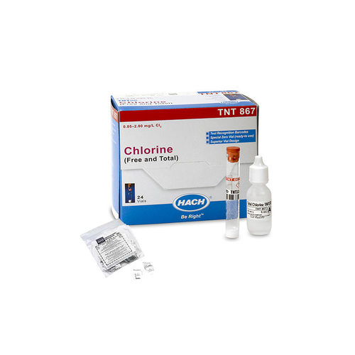 HACH/哈希预制试剂总氯水质检测游泳池自来水厂医院(电子提货券）