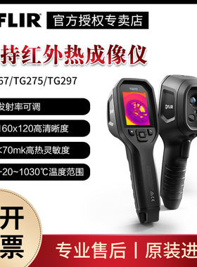 菲力尔FLIR TG267/TG275/TG297红外热像仪C5工业红外成像测温仪