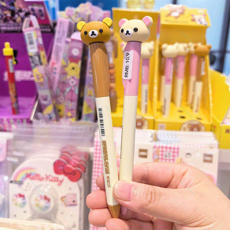 MINISO名创优品轻松小熊顺滑转动造型中性笔转转笔卡通书写笔