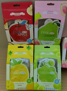 名创优品水果乐园纸质香包