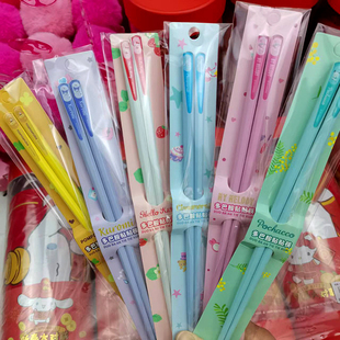 miniso名创优品三丽鸥卡通家用库洛米美乐蒂凯蒂猫多巴胺贴贴筷子