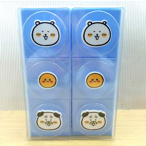 名创优品自嘲熊人偶把手三格抽屉