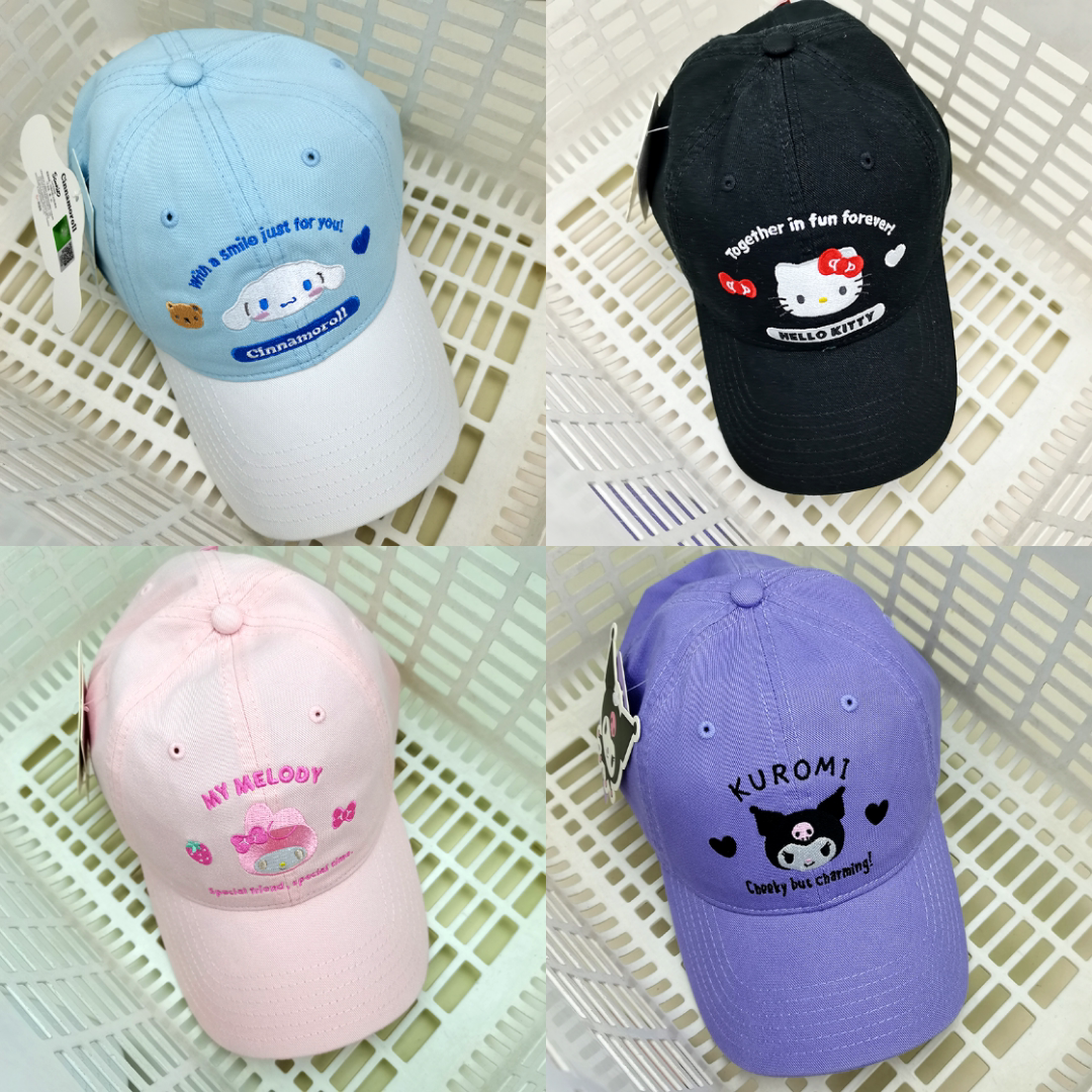名创优品三丽鸥软萌刺绣棒球帽