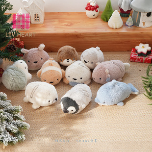 LIVHEART海洋动物海豚毛绒玩具玩偶公仔包包挂件可爱挂饰生日礼物