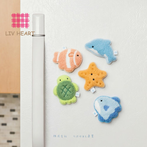 LIVHEART海洋动物磁吸冰箱贴