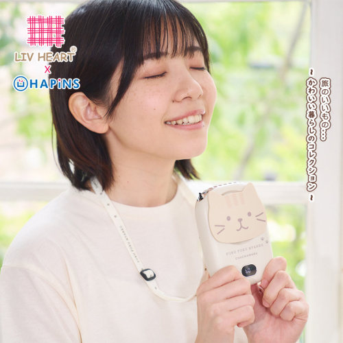 LIVHEART猫咪挂脖手持风扇充电