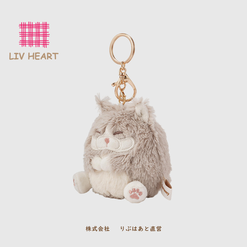 可爱毛绒小猫挂件钥匙扣