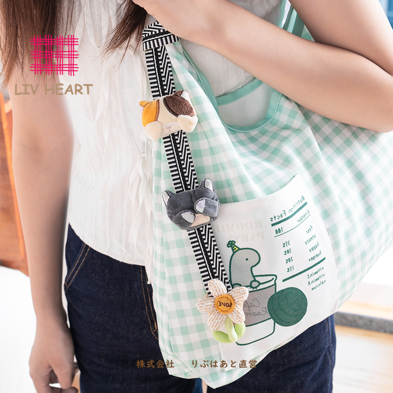 日本LIVHEART猫咪玩偶挂件