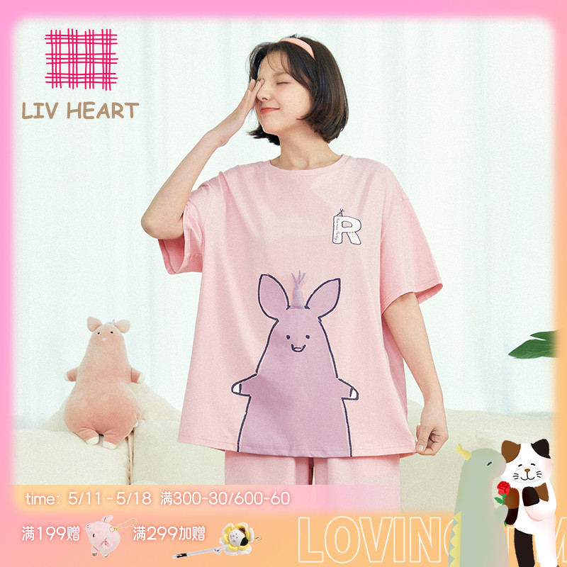 LIVHEART夏季情侣家居服