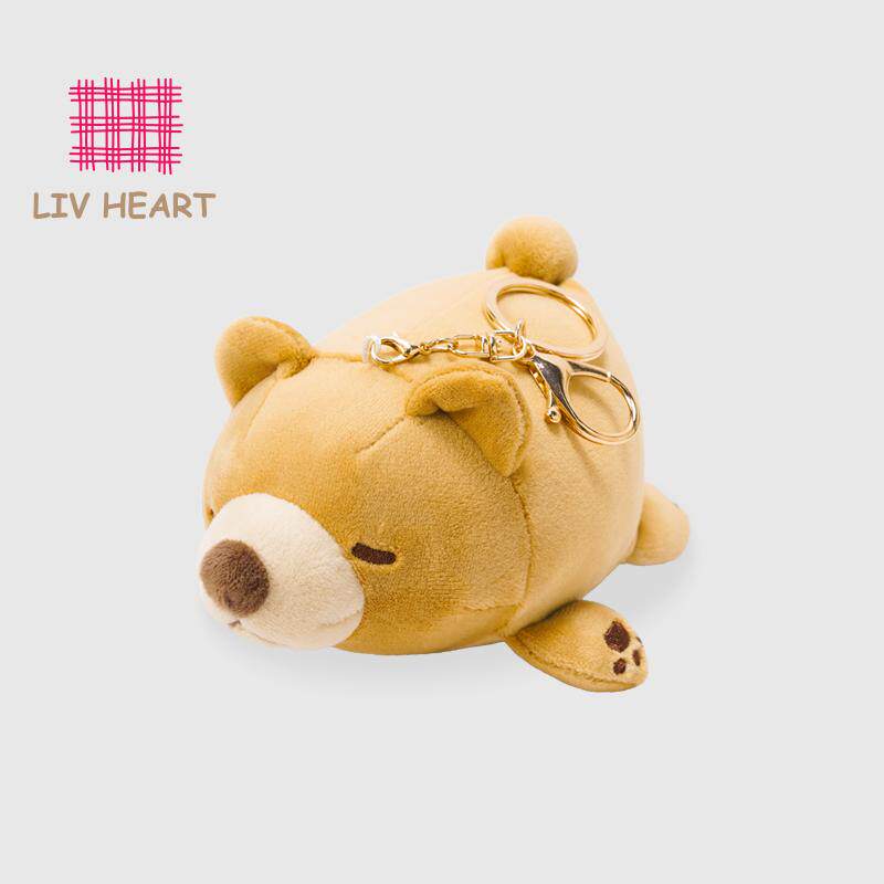 LIVHEART 呼噜学院 北极熊可爱治愈包包挂件公仔玩偶毛绒玩具