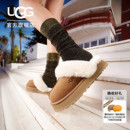 舒适简约厚底毛拖包头休闲懒人毛毛鞋 经典 1122550 女士时尚 UGG秋季