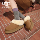 UGG秋季女士舒适厚底一脚蹬休闲乐福鞋懒人毛毛鞋明星同款1171393