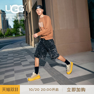 潮流轻便厚底系带运动休闲鞋 UGG秋季 舒适时尚 男女同款 1170910 新款
