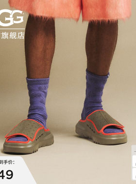 UGG塔斯曼简约平底露趾休闲拖鞋