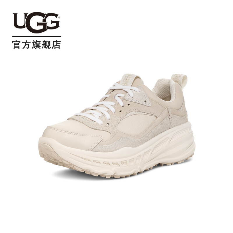 ugg秋季新款男女同款时尚舒适系带厚底老爹鞋运动休闲鞋 1163210