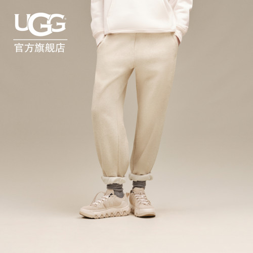 UGG松紧腰带束脚运动裤休闲长裤