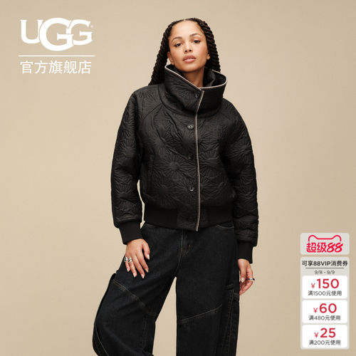 UGG保暖单排扣大翻领夹克