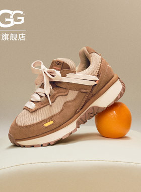 UGG低帮系带厚底复古老爹休闲鞋