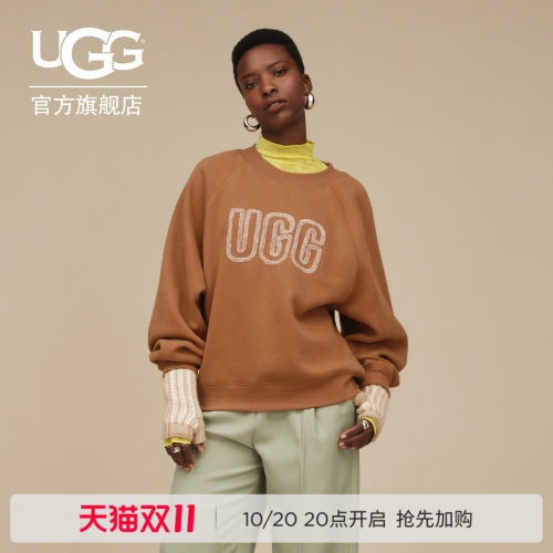 UGG长袖卫衣休闲套头圆领运动衫